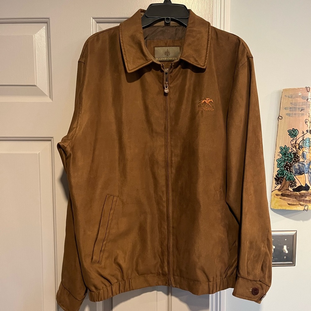 Keeneland ultra suede jacket, Men’s Medium